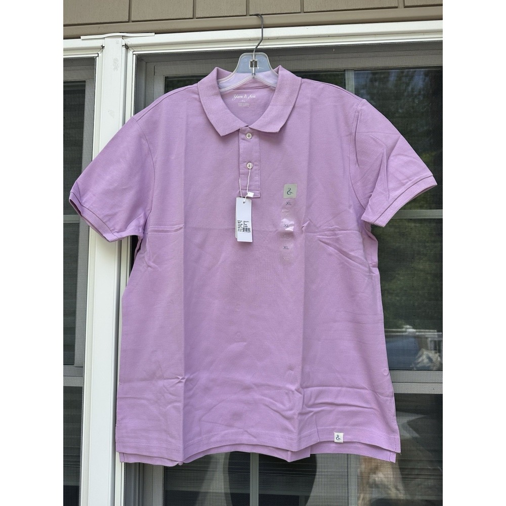 NEW Yarn & Sea purple Golf Polo Shirt Womens Size XL New